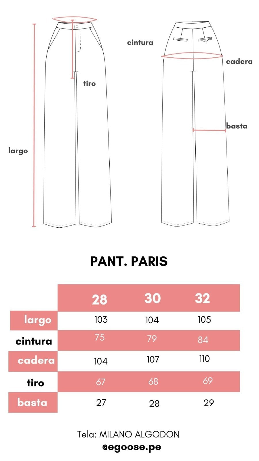 Pantalon Paris