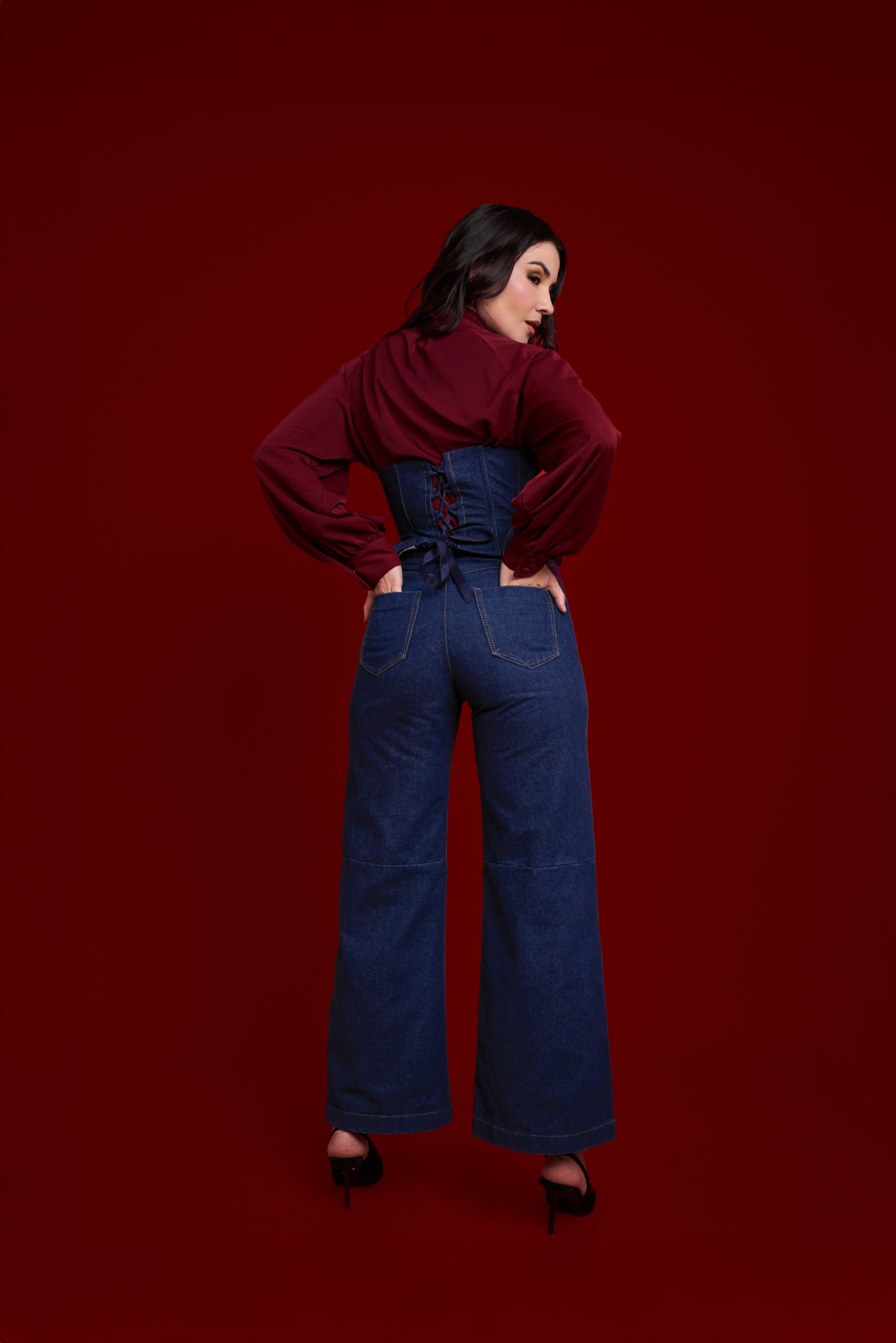 Pantalon Denim Wide Leg 19