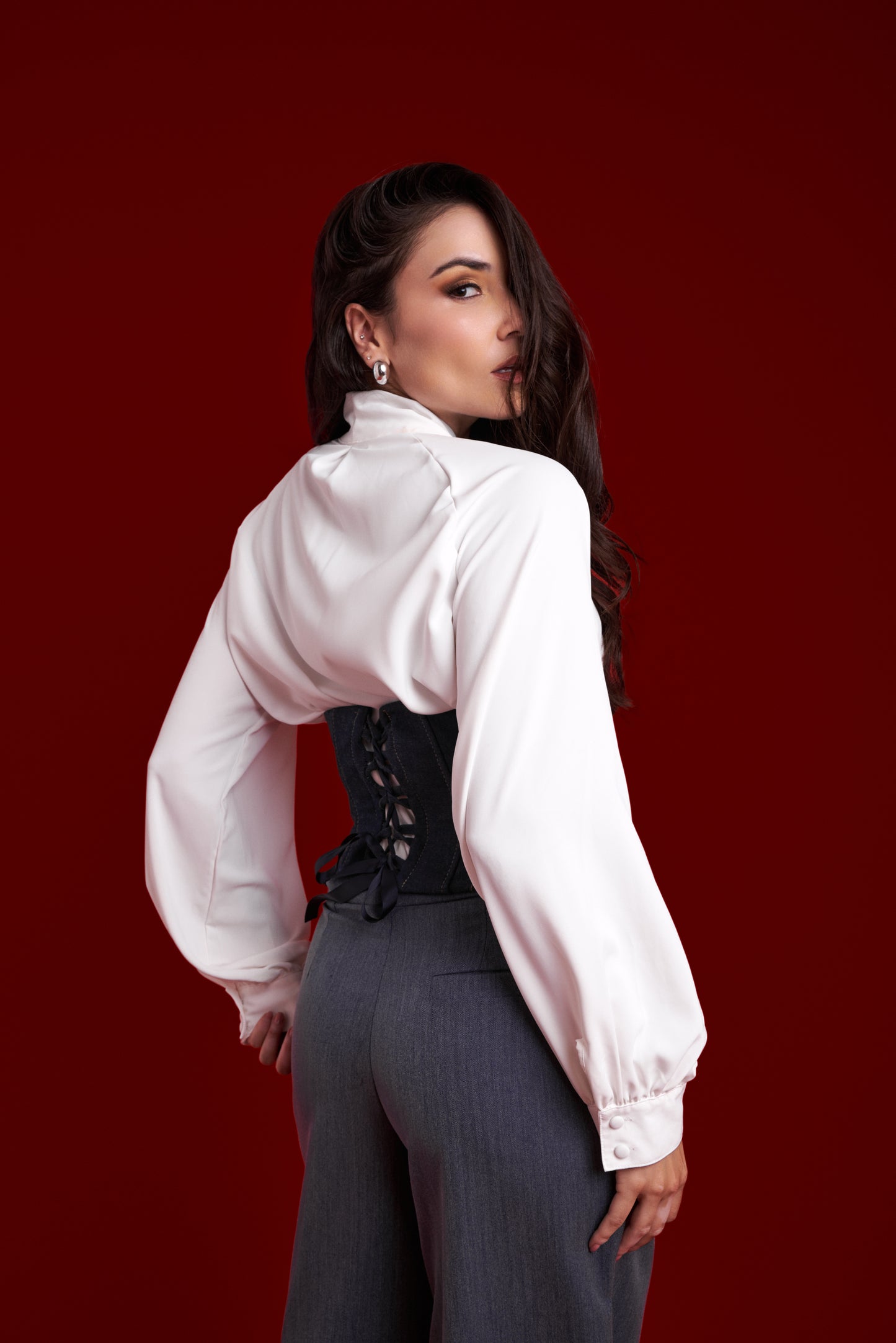 Cinturilla Denim Corset 28