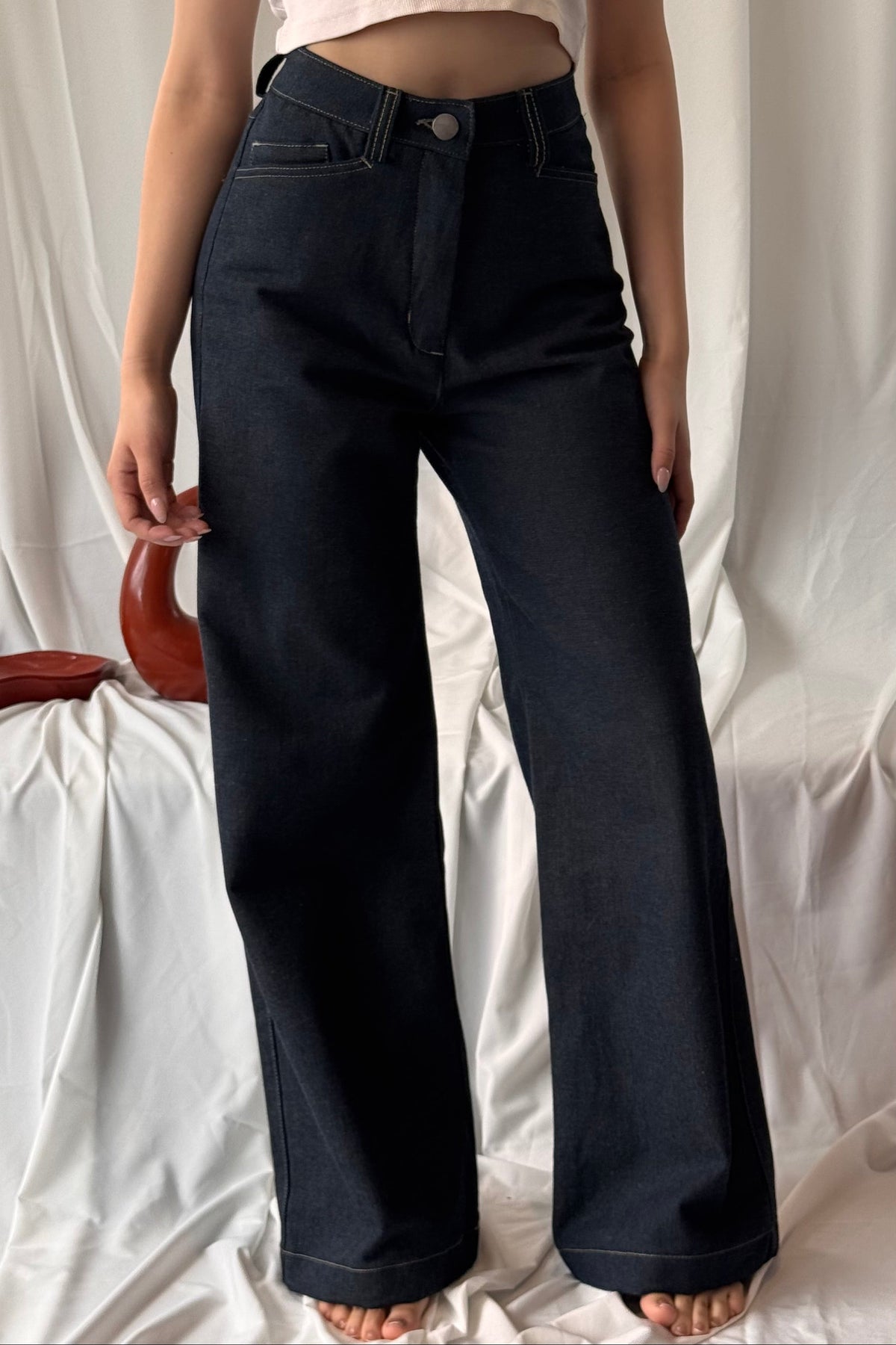 Pantalon Denim Wide Leg 19