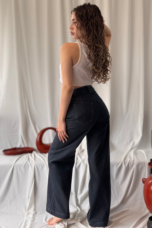 Pantalon Denim Wide Leg 19
