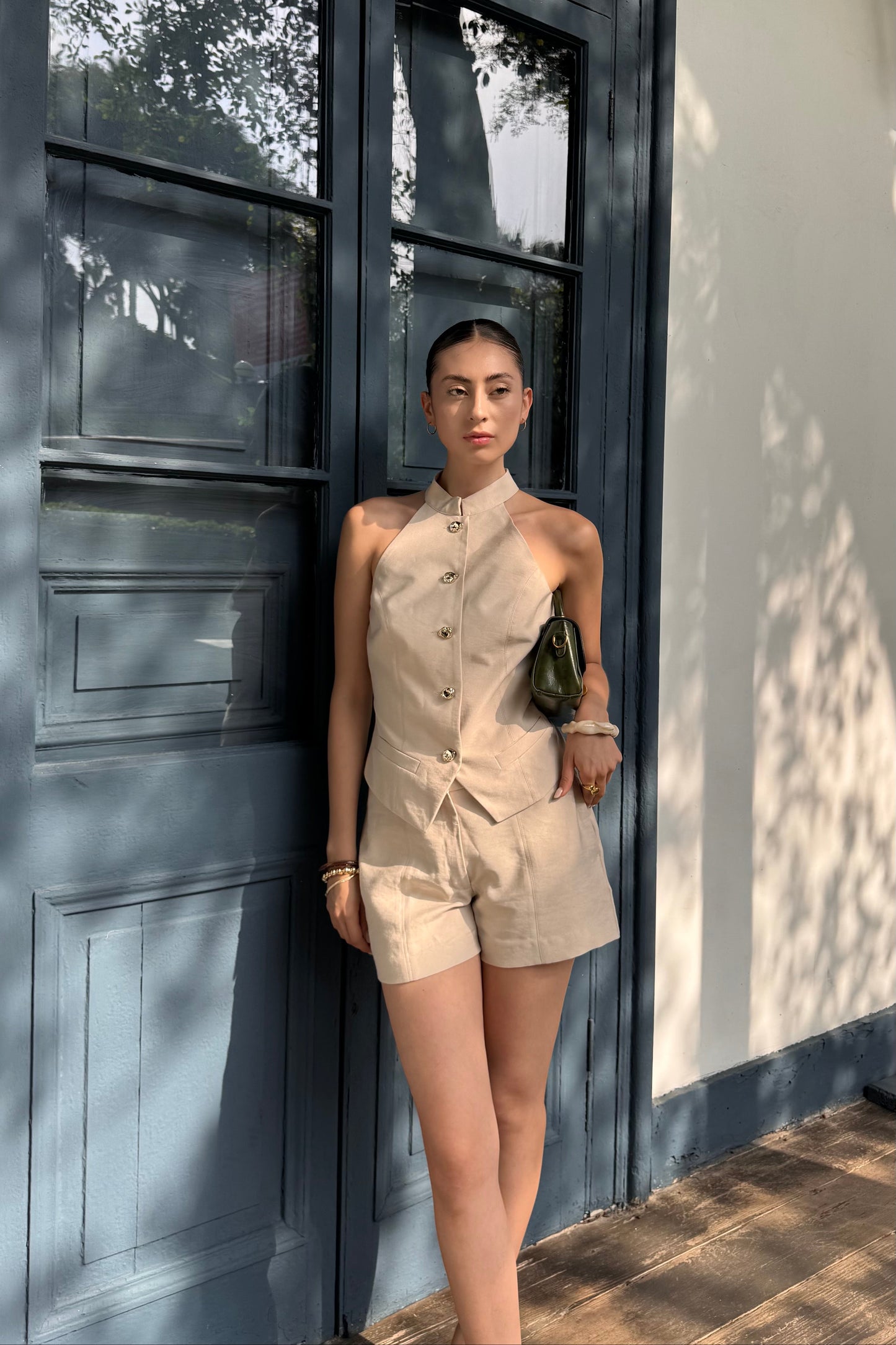 Chaleco cuello halter N 25