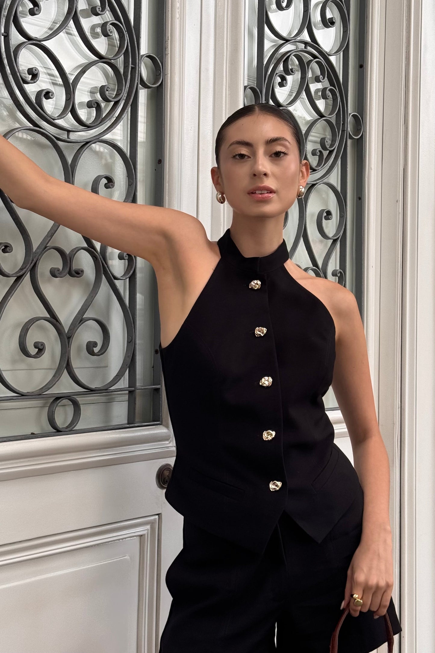 Chaleco cuello halter N 25