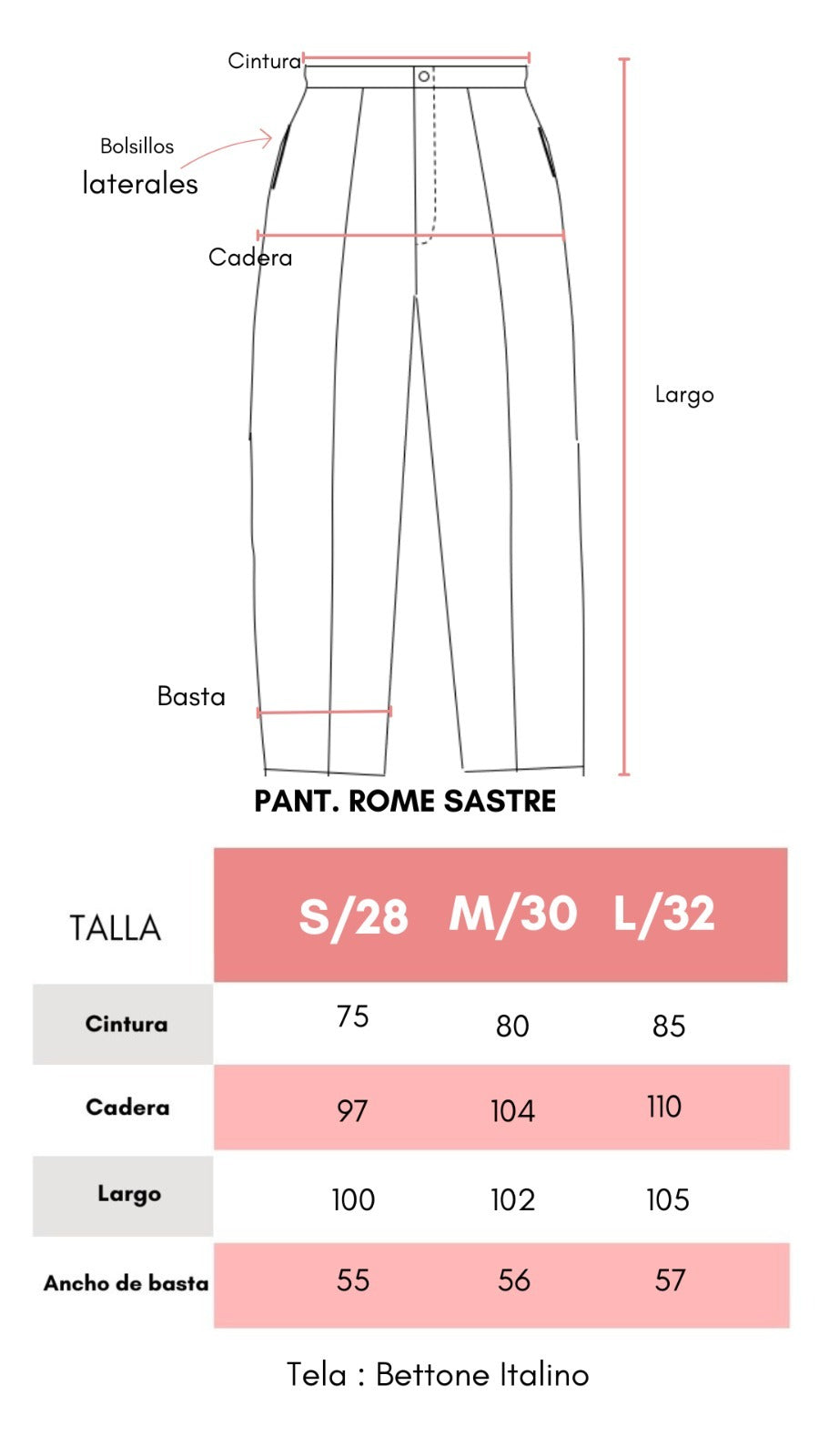 Pant. Rome sastre