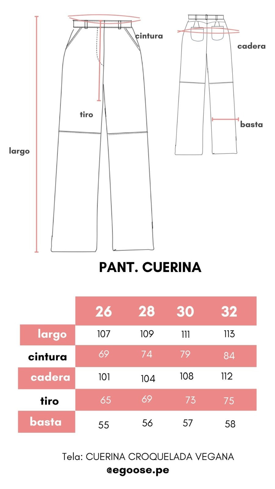 Pantalón Cuerina