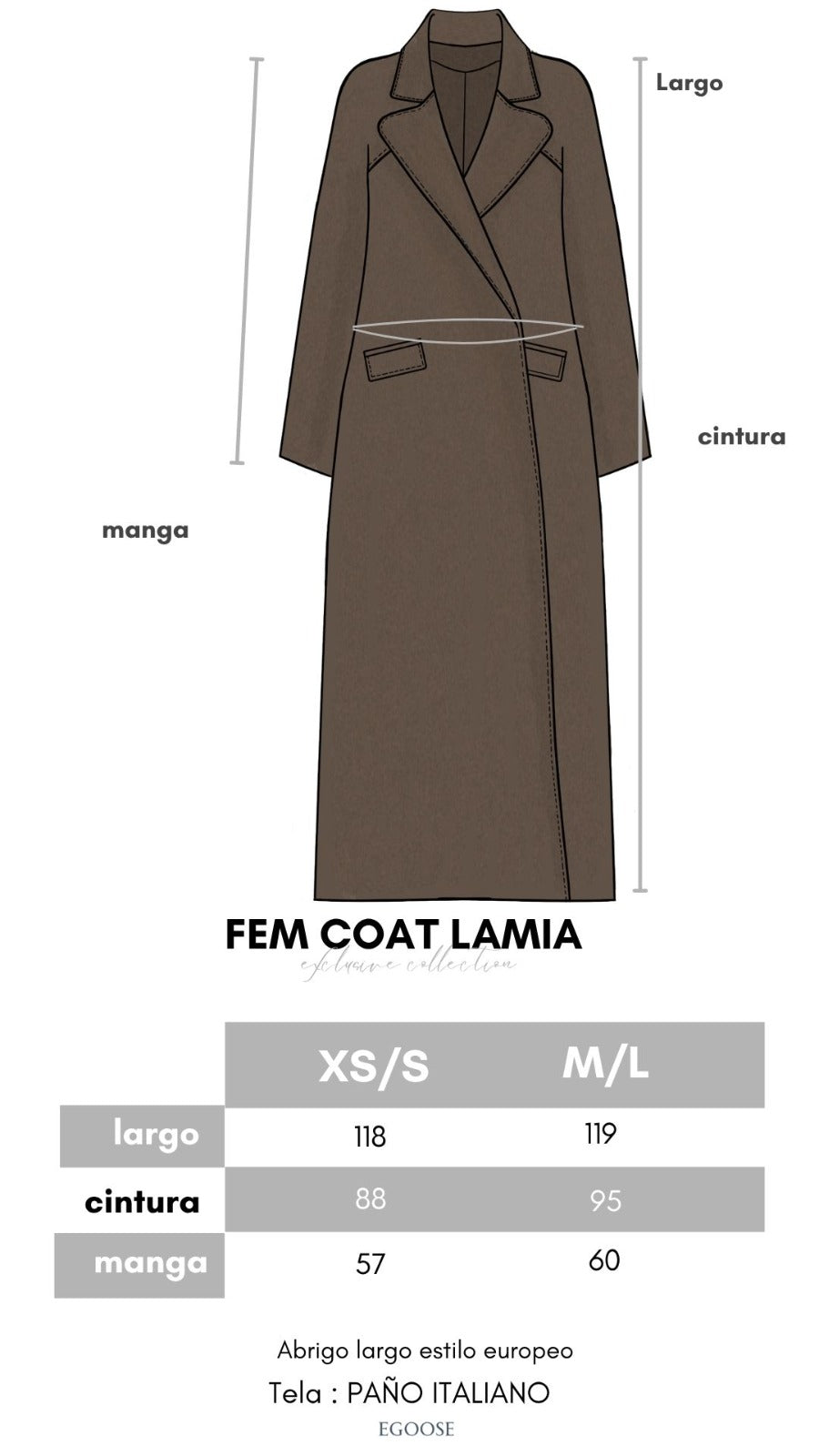 Fem Coat Lamia