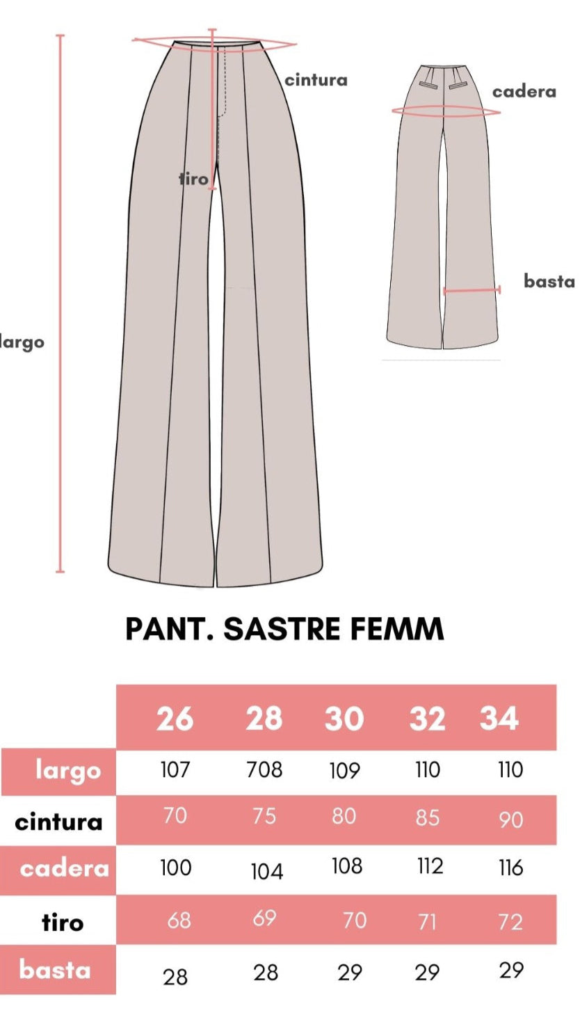 Pantalón Sastre Fem (Pre venta)