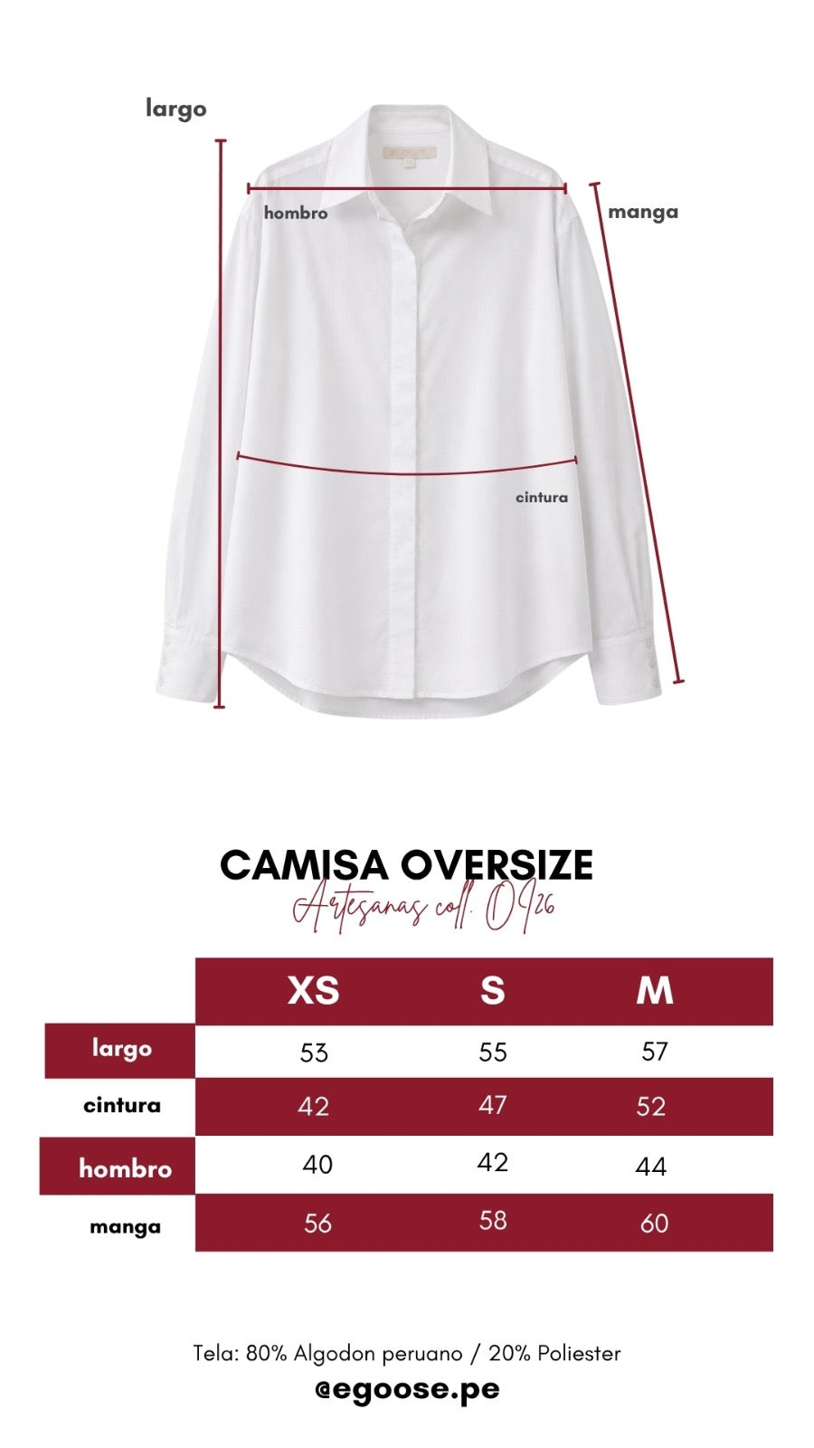 Camisa clásica Oversize #30